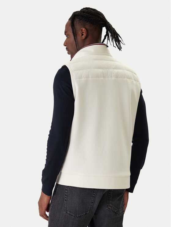 Жилет regular fit Mix Media Ess MW0MW41441 Tommy Hilfiger, экрю — фото 3