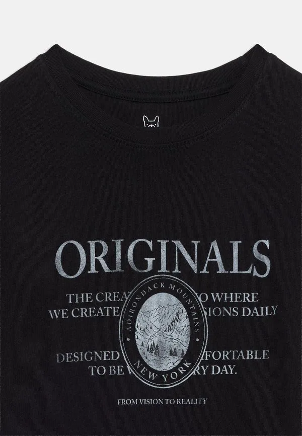 Футболка с графическим принтом jornantucket на спине Jack & Jones Junior, Black — фото 4