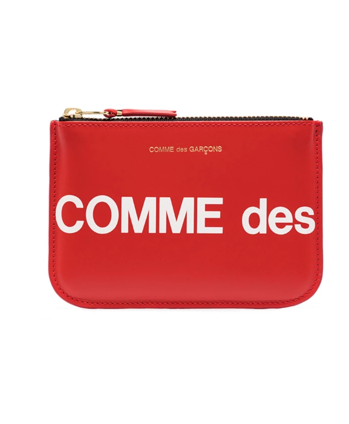 

Огромный кошелек с логотипом Comme Des Garã§Ons, красный