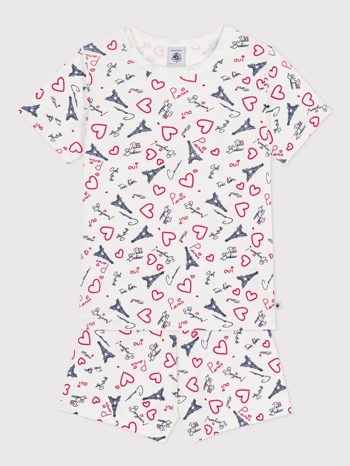 Пижама из хлопка PETIT BATEAU, белый — фото 2