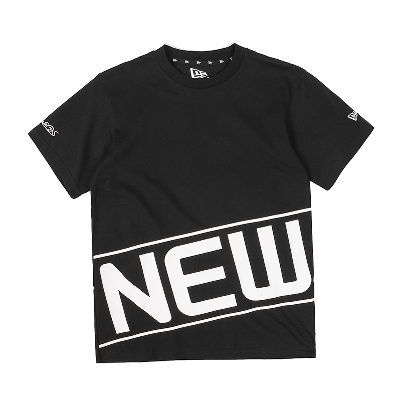 

New Era Футболка унисекс черная, Черный, New Era Футболка унисекс черная