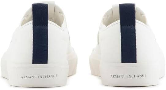 Мужские слипоны AX Armani Exchange Borg, слоновая кость — фото 3