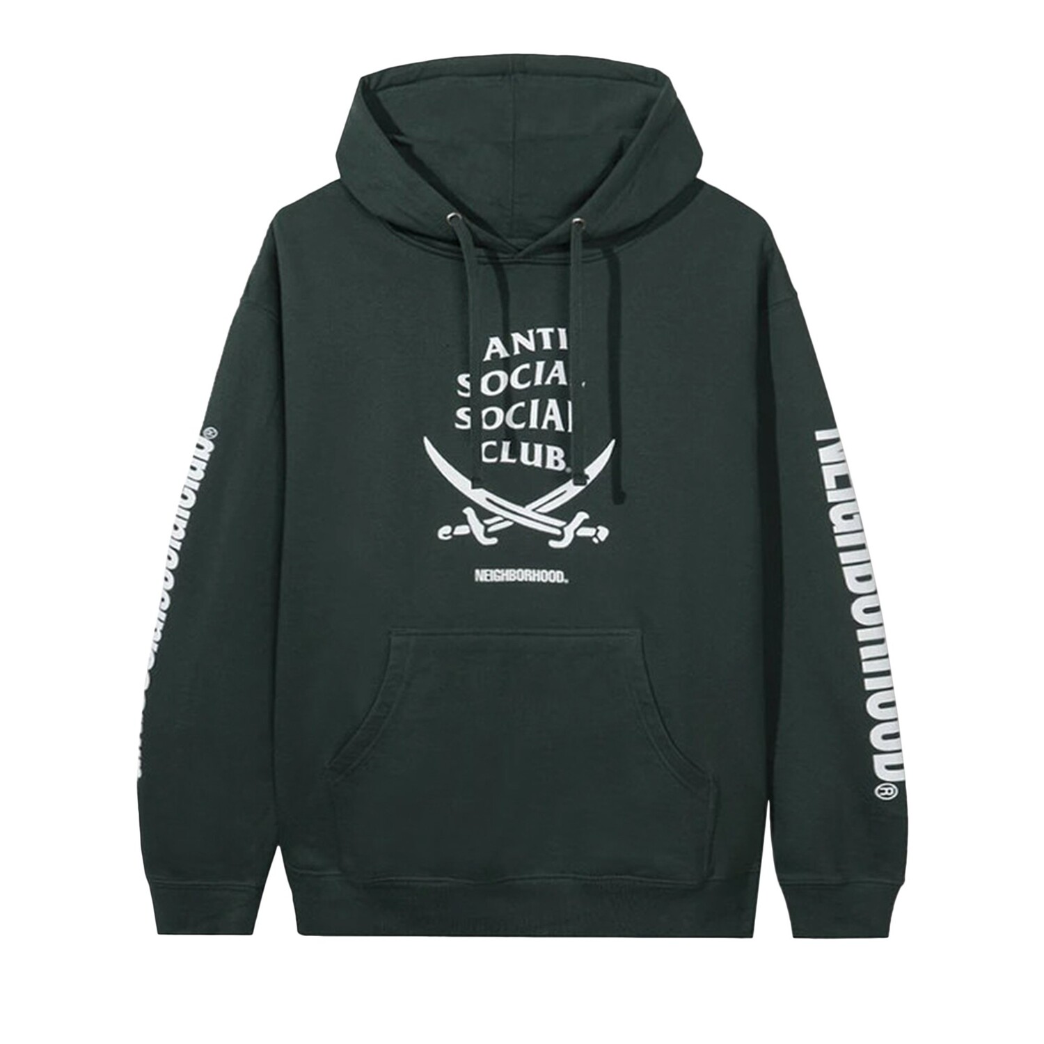 

Толстовка Anti Social Social Club x Neighborhood 6IX, цвет Зеленый
