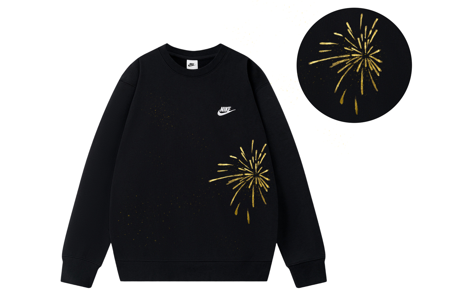 

Nike Свитшот унисекс черный