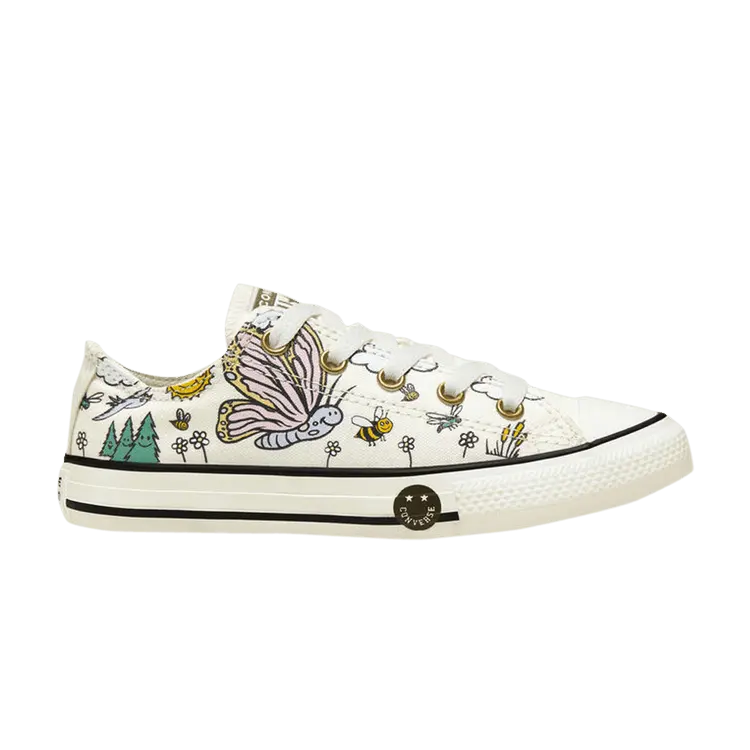 

Кроссовки Converse Chuck Taylor All Star Low GS 'Summer Camp - Vintage White', белый