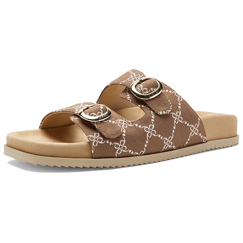 NINE WEST Женские стойкие к истиранию слайдеры Apricot, цвет Apricot — фото 4