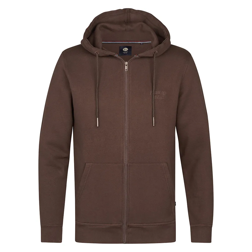

Толстовка Petrol Industries M-3050-SWH349 full zip, коричневый