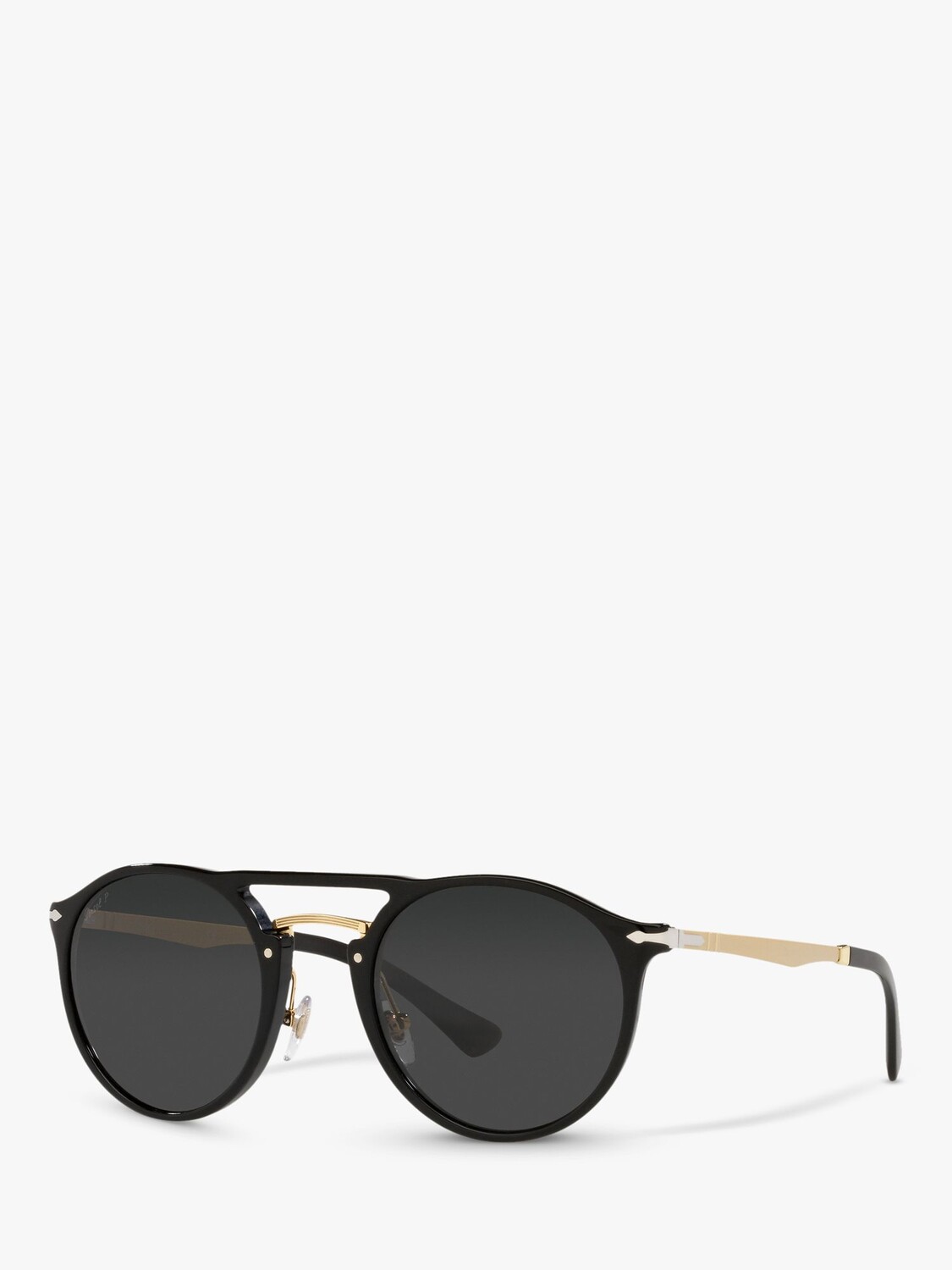 

Persol PO3264S Поляризованные солнцезащитные очки унисекс Phantos, черные/золотые