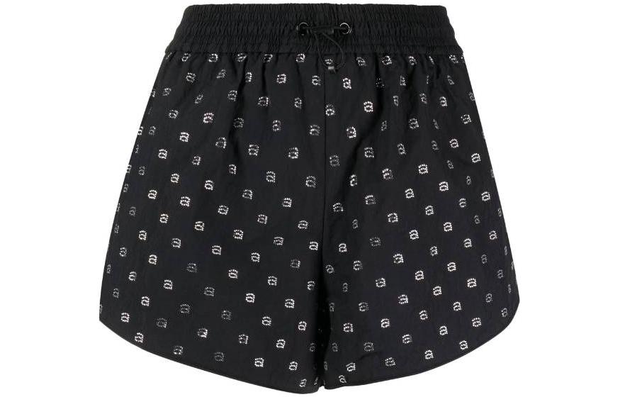 Женские повседневные шорты черного цвета Alexander Wang, черный — фото 3
