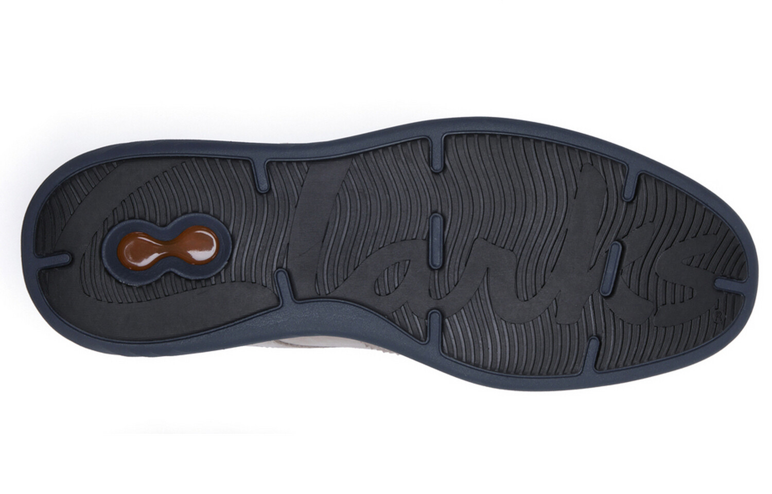 Мужские повседневные мужские низкие серые Clarks — фото 4