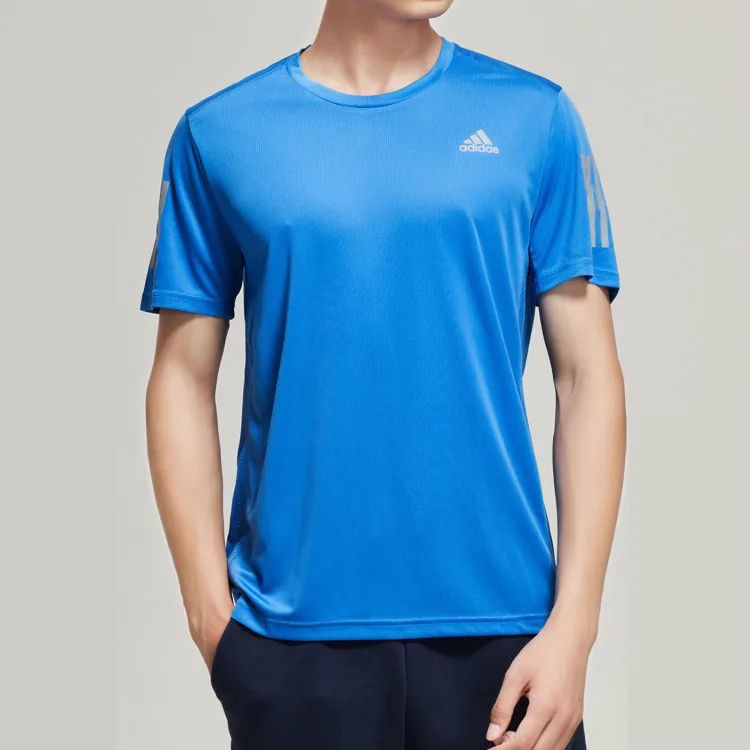 Adidas Футболка мужская True Blue с круглым вырезом, умеренно прямой крой — фото 4