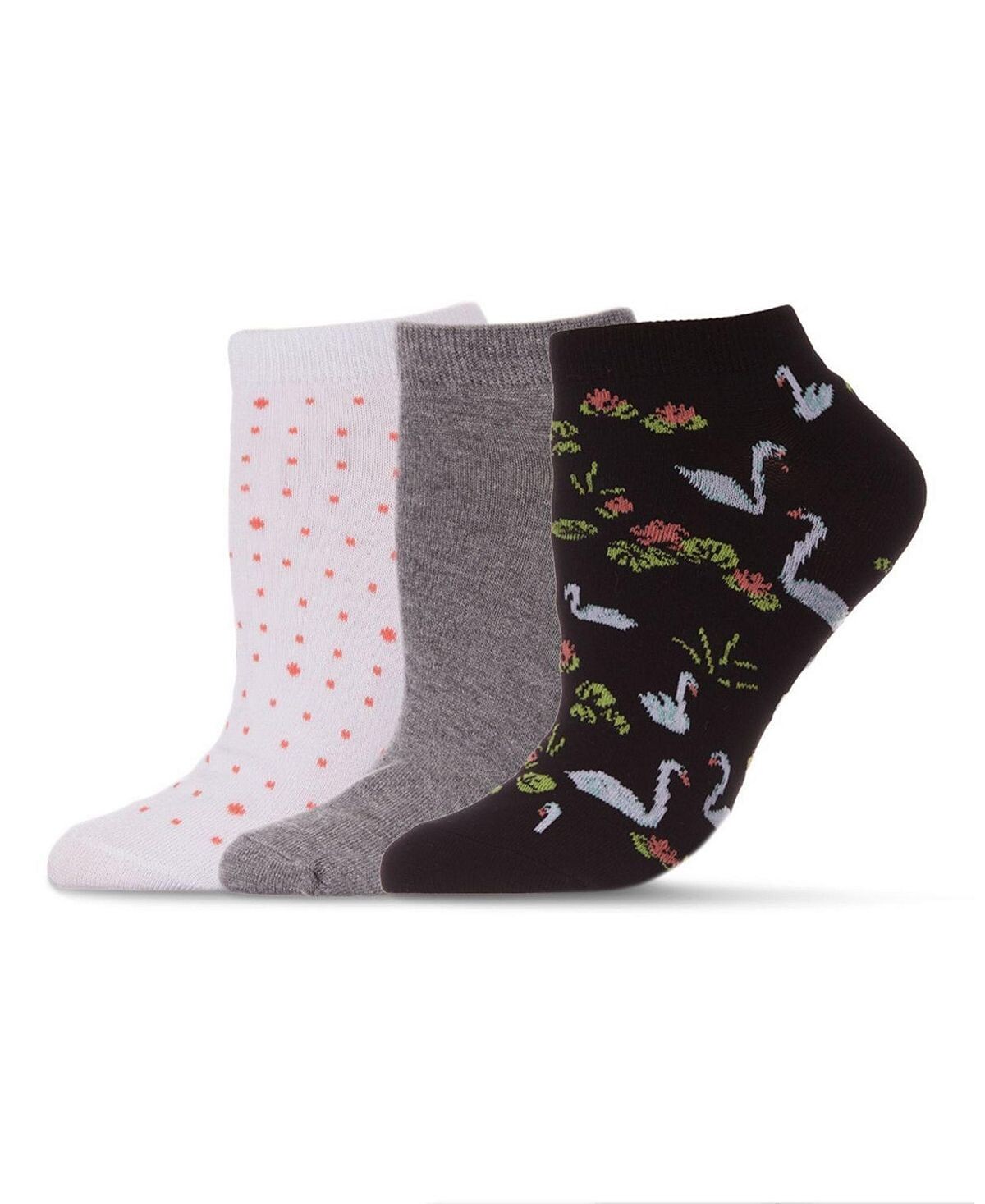 

Женский комплект из 3 пар носков Swan MeMoi, черный