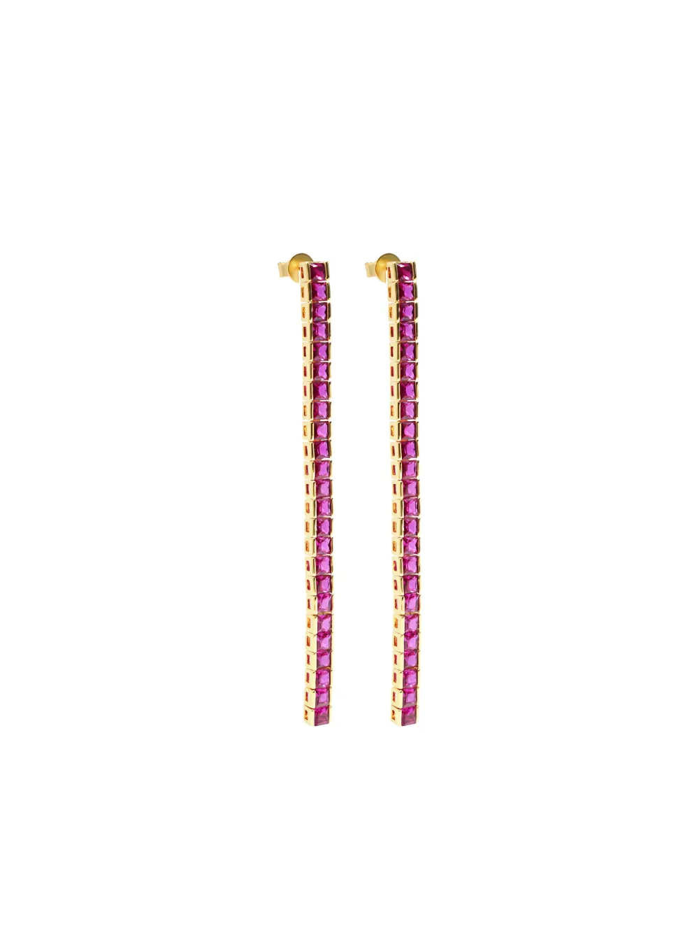 

Серьги в теннисном стиле Izabel Display, золотой