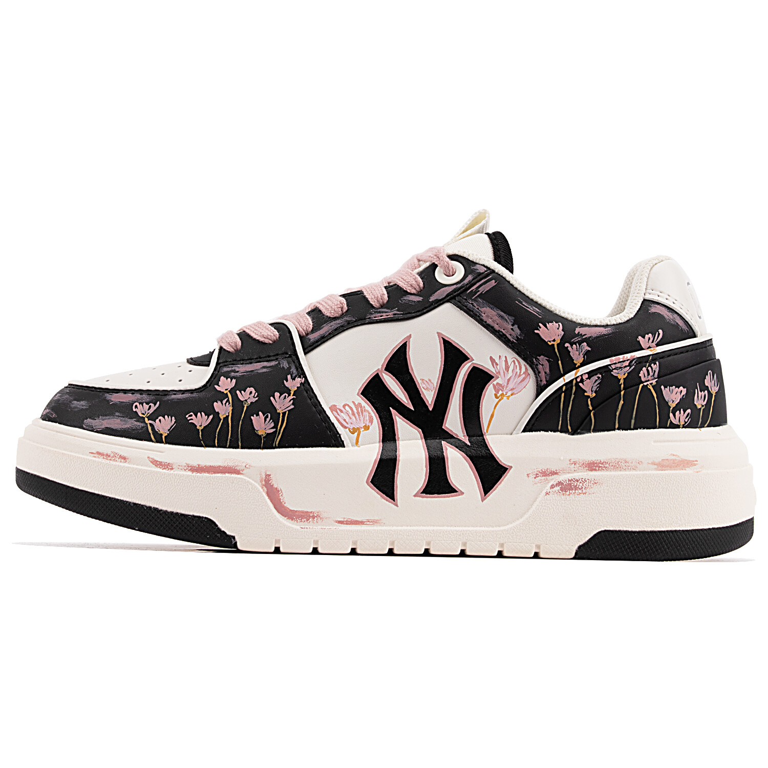 

Кроссовки MLB Chunky Liner Skateboarding Shoes Unisex Low-top Rice Powder, цвет Rice powder