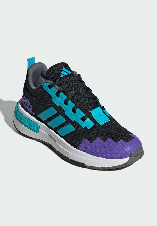 Низкие кроссовки minecraft Adidas Sportswear, Core Black Lucid Cyan Cloud White — фото 2