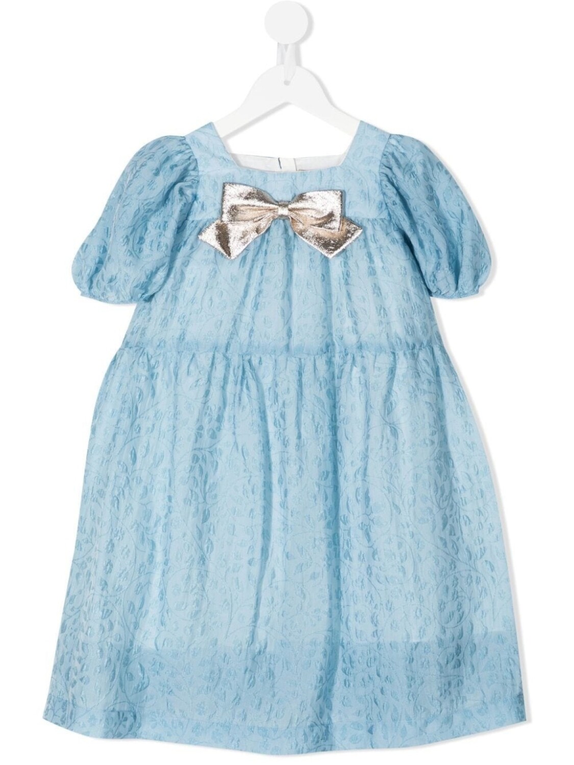 

Hucklebones London ярусное платье с бантом, синий