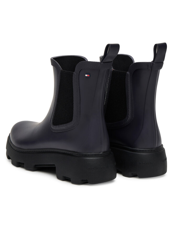 Резиновые сапоги Rubber Flag Cleated FW0FW08637 Tommy Hilfiger, синий — фото 3