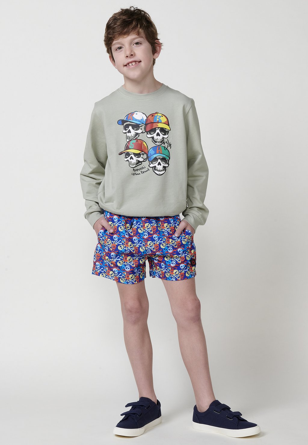 

Толстовка Koroshi, цвет Kaki Khaki