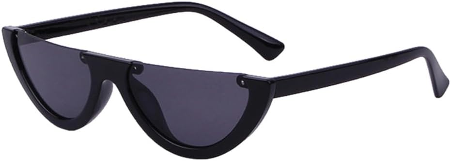 

Стильные солнцезащитные очки в форме «кошачий глаз» в полуободковой оправе для женщин, модные солнцезащитные очки в винтажном стиле с защитой от УФ-излучения UV400 generic, C1