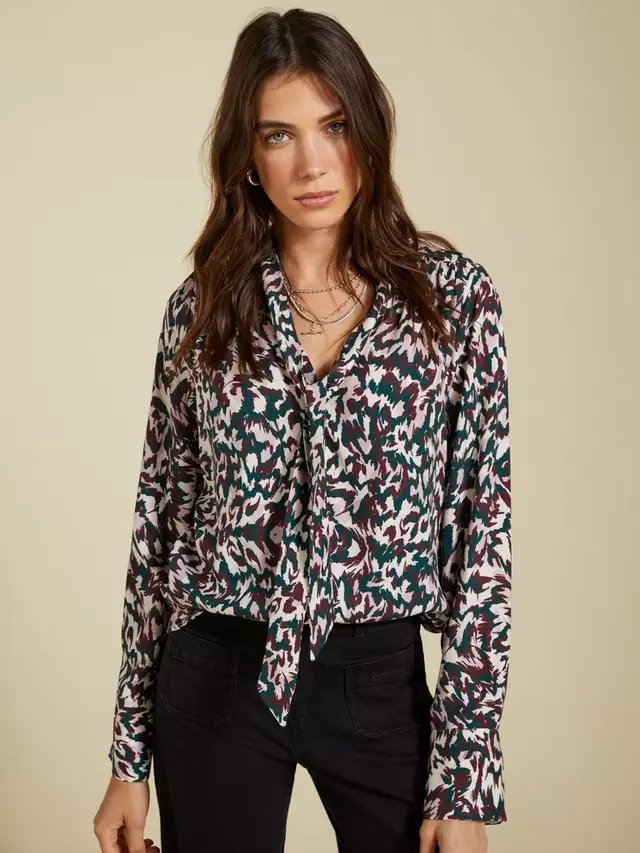 

Блуза Baukjen Effie Animal Floral, разноцветный