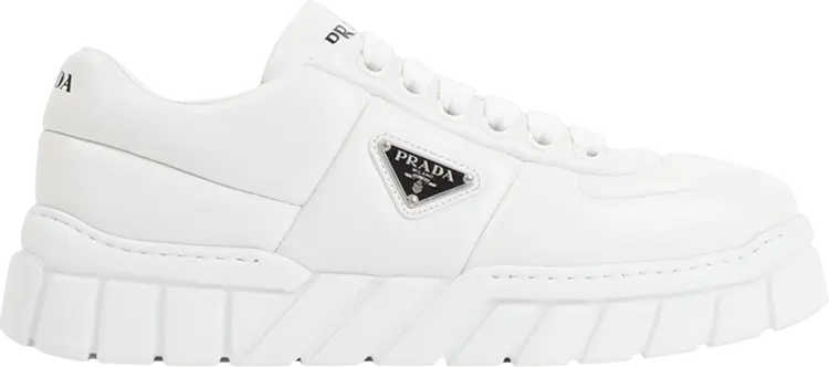 Кроссовки Prada Wmns Padded Nappa Leather 'White', белый