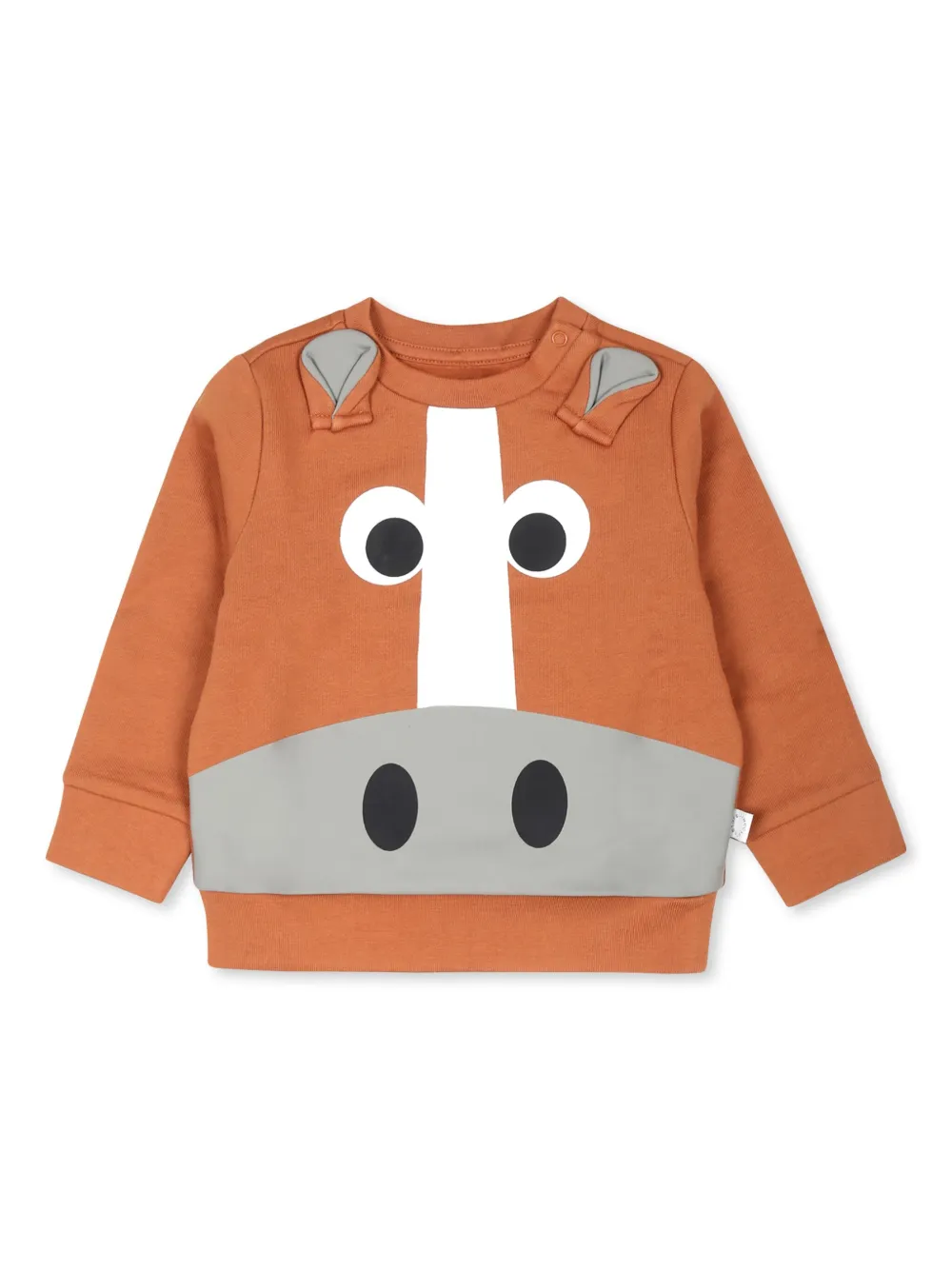 

Толстовка Horse Graphic Stella McCartney Kids, коричневый