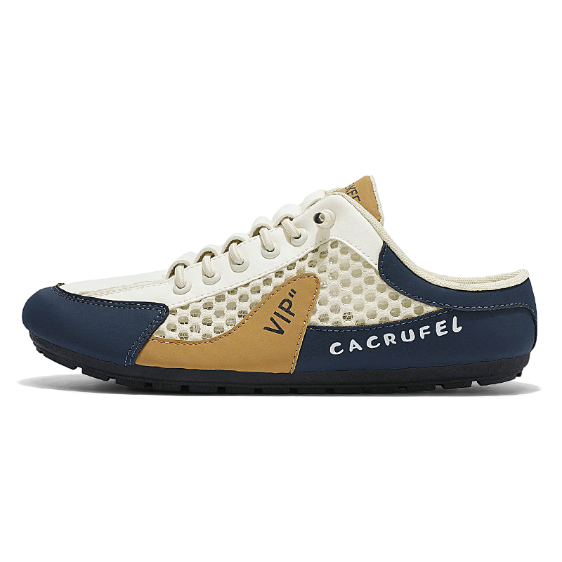 

Мужские тапочки с закрытым носком и противоскользящей подошвой ZULISHI, бежевый