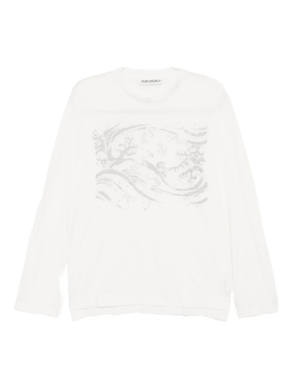 

Футболка свободного кроя OUR LEGACY, белый