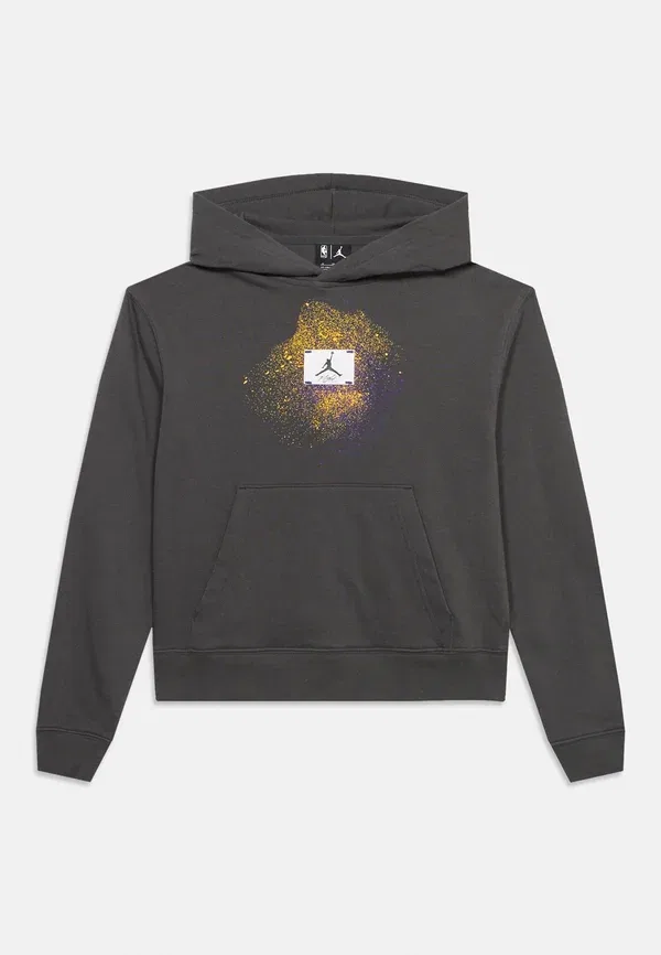 Толстовка Nike Performance NBA Los Angeles Lakers Flight Hoodie, антрацит — фото 3