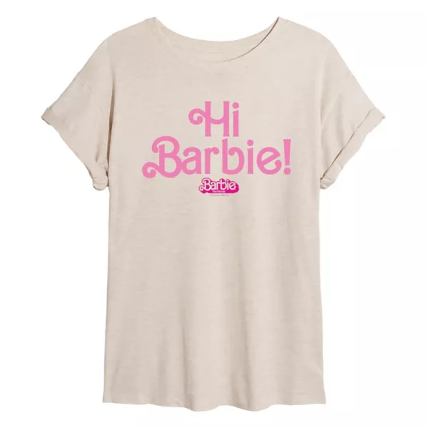 

Футболка Juniors с графическим принтом «The Movie Hi» Barbie, бежевый