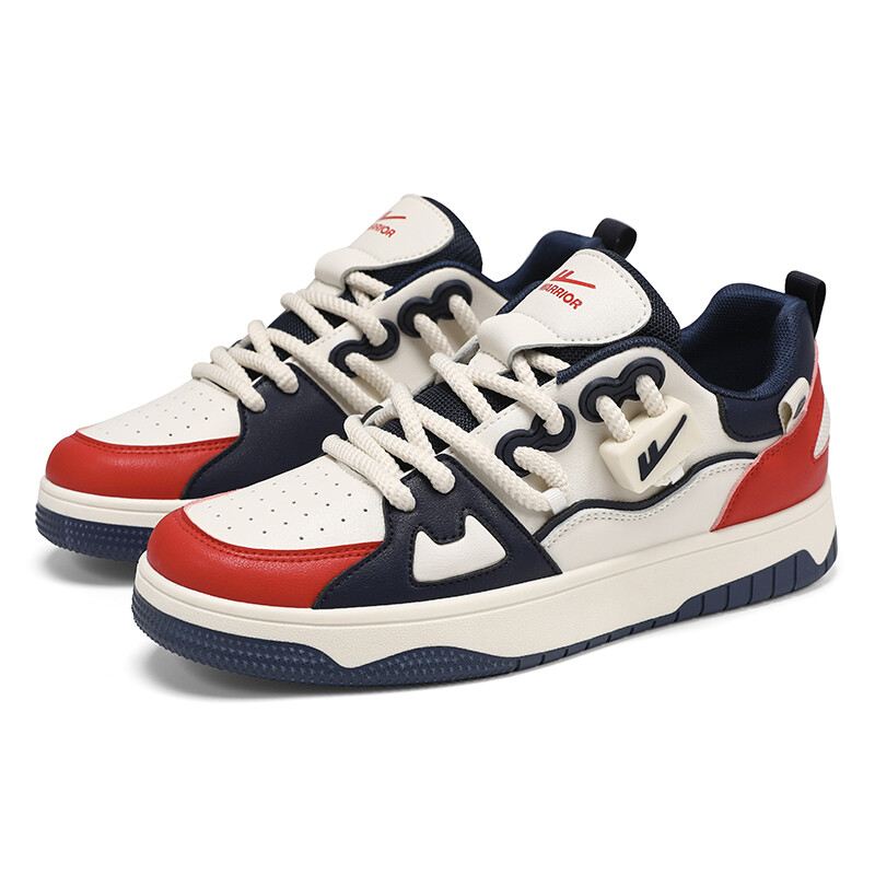

Кроссовки WARRIOR Skateboarding Shoes Men Low-top, белый/черный