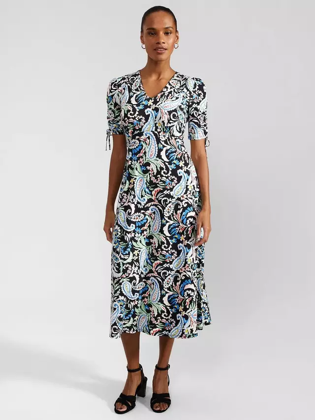 

Платье Hobbs Petite Charlotte Paisley Floral Midi, разноцветный