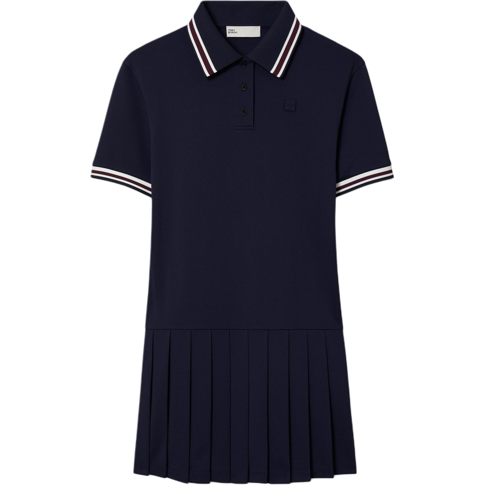 

Женское платье с коротким рукавом TORY BURCH, mist marine синий