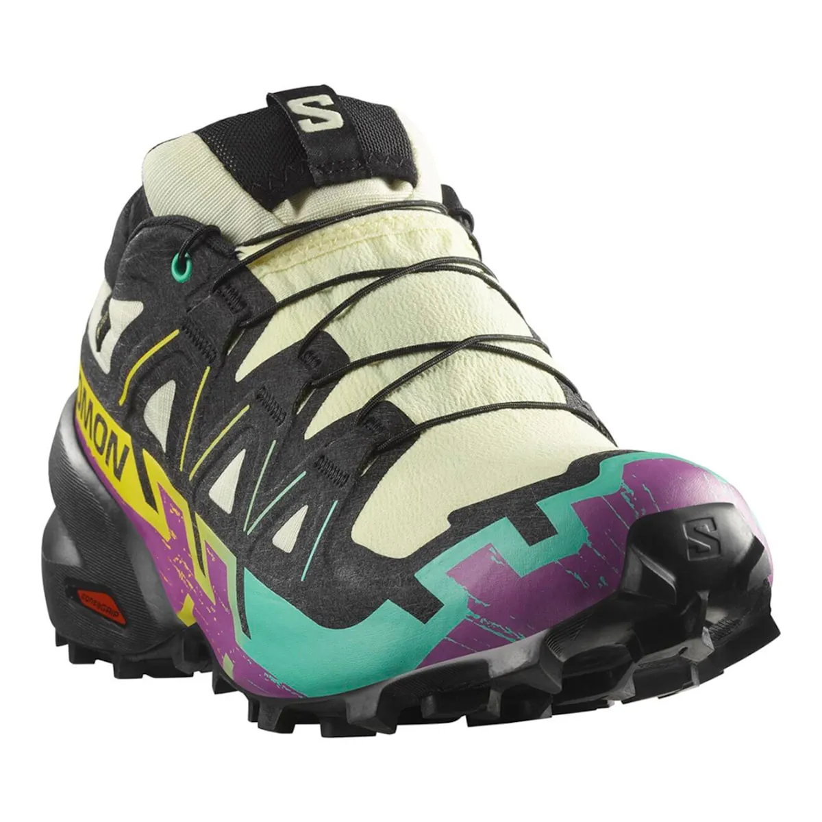 Женские трейловые кроссовки SPEEDCROSS 6 GTX W SALOMON Salomon, желтый/черный — фото 2