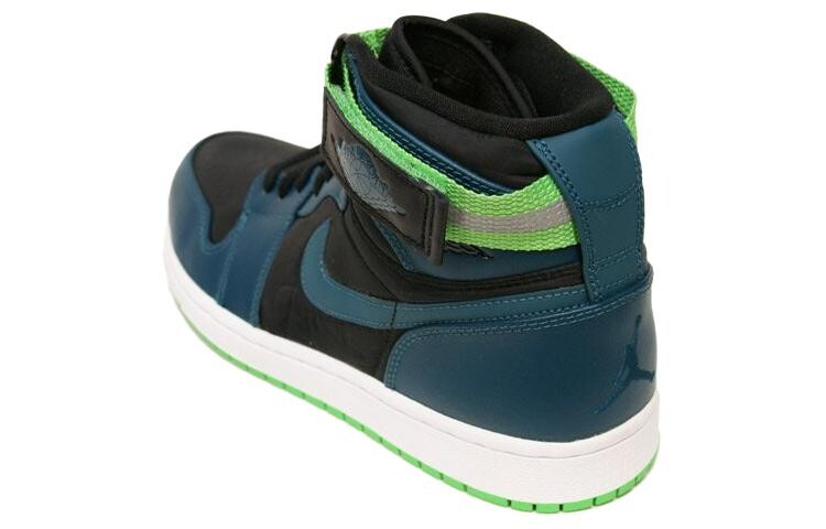 Кроссовки JORDAN 1 High Strap Black Teal — фото 4