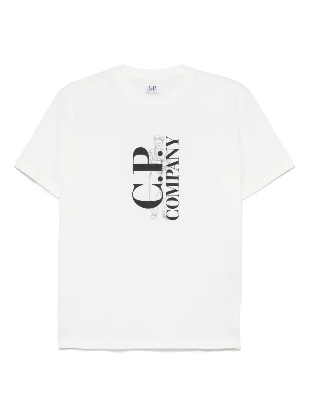 

Футболка с логотипом C.P. Company Kids, белый