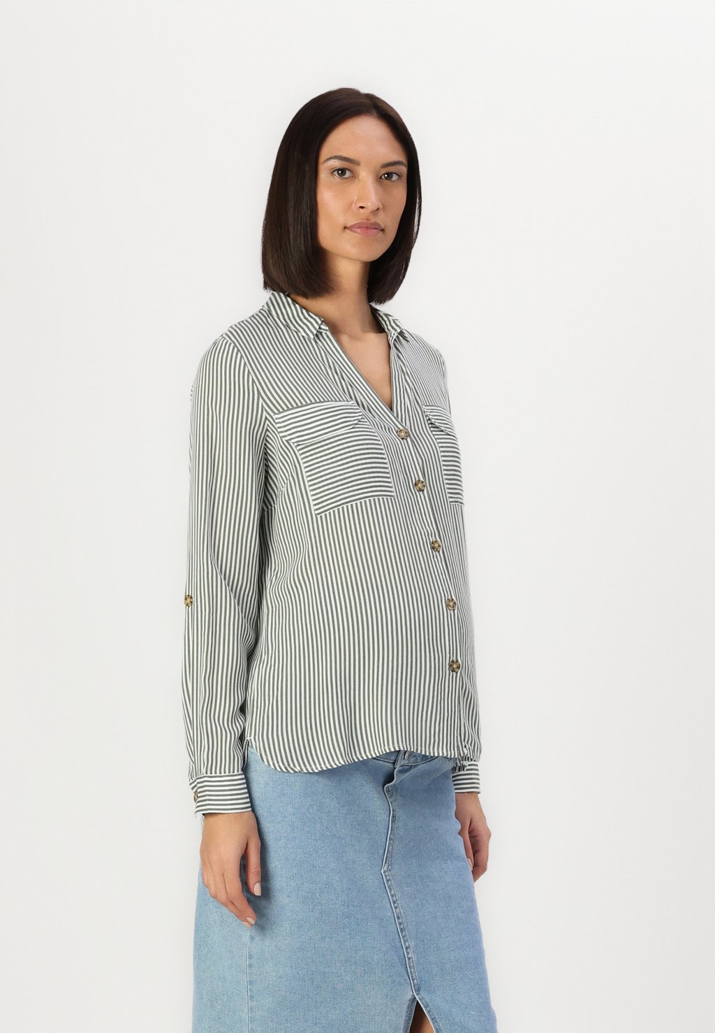 

Рубашка VMMBUMPY NEW NOOS Vero Moda Maternity, зеленый