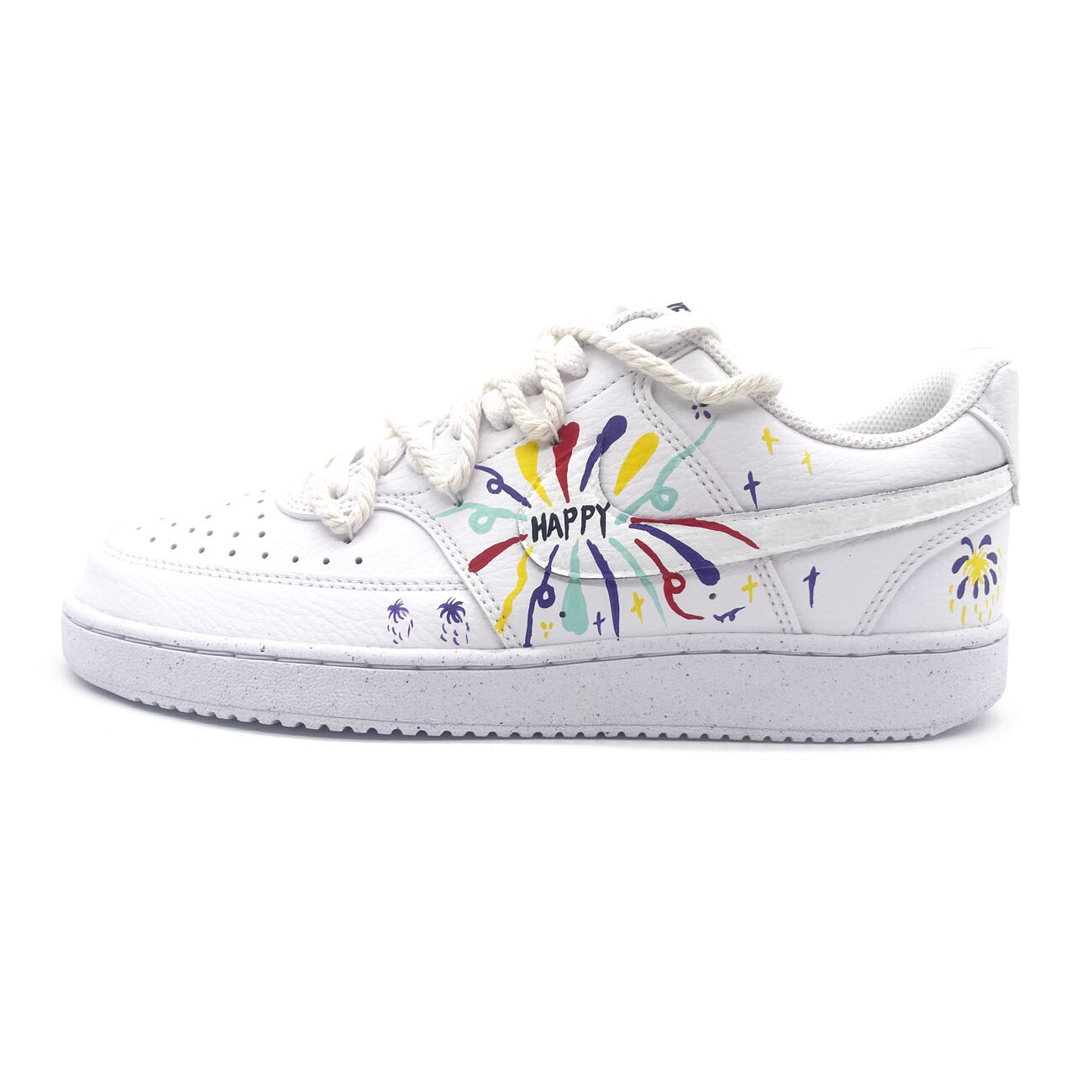 

Кроссовки для скейтбординга Nike Court Vision 1 унисекс, White