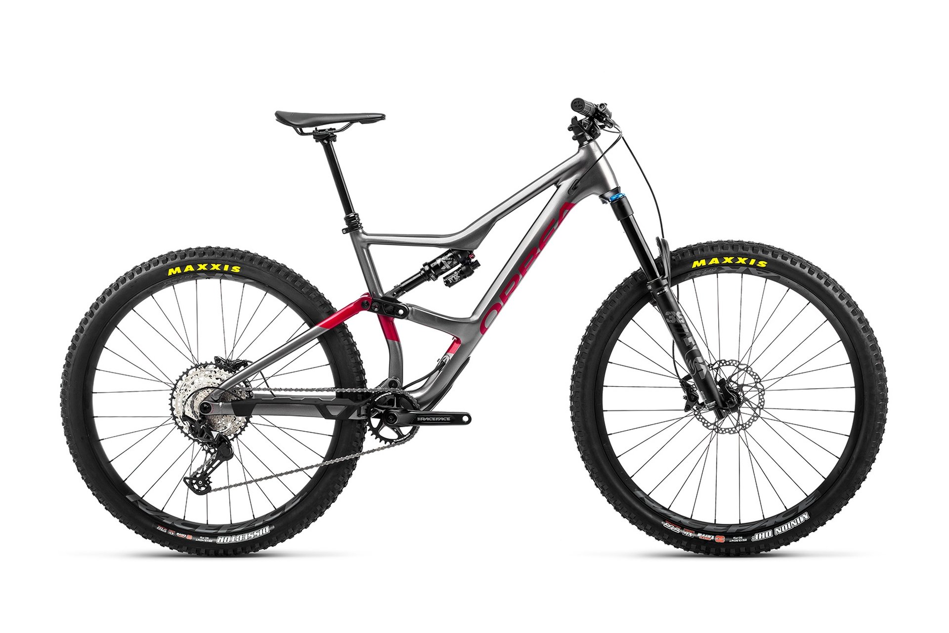 

Горный велосипед Orbea Occam h20 lt - 29 дюймов - fully, grau | glitter anthracite-metallic red