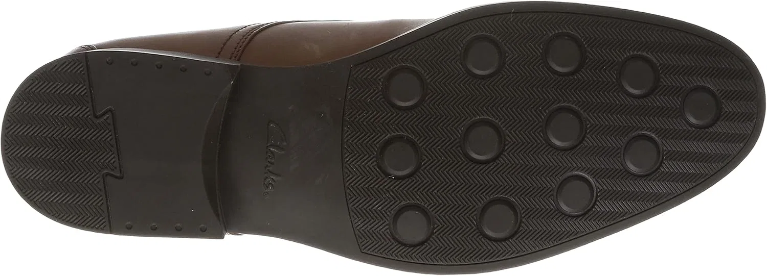 Лоферы Clarks, темно-коричневая кожа — фото 4