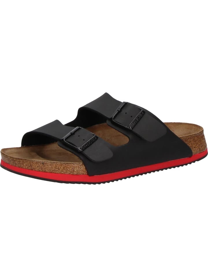 

Домашние тапочки Birkenstock, цвет schwarz/rot