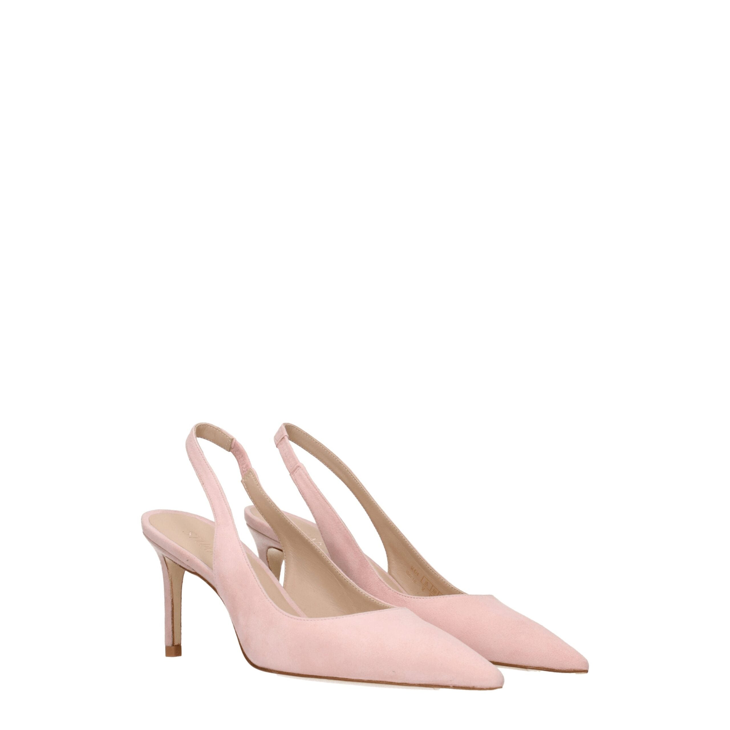 Стюарт Вайцман Кожаные женские сандалии Stuart Weitzman, розовый — фото 2