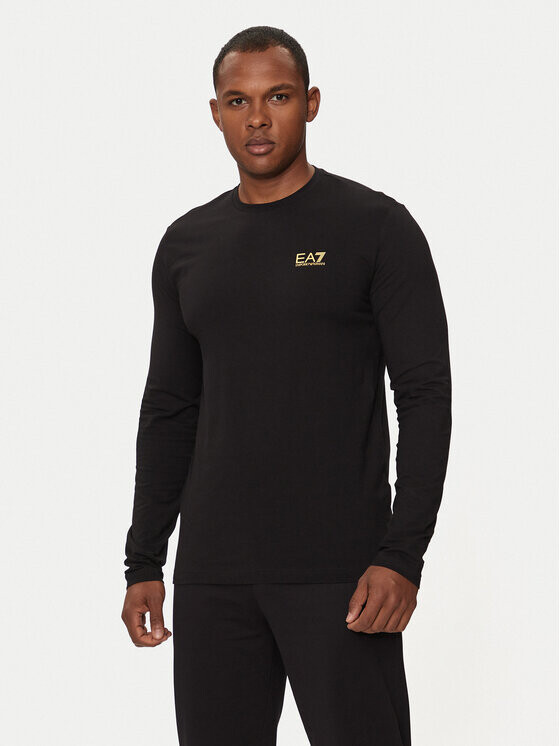 

Классический крой с длинным рукавом Ea7 Emporio Armani, черный