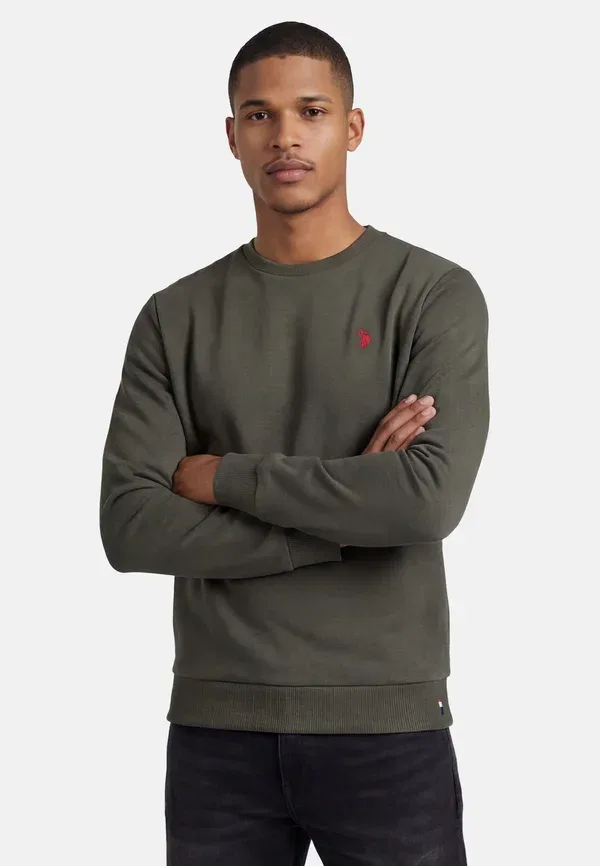 Свитшот U.S. Polo Assn. Usjaxxon, тёмно-оливковый