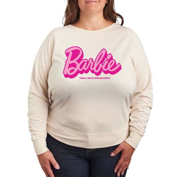 

Плюс сайз кукла продается отдельно френч тери лонгслив Barbie, бежевый
