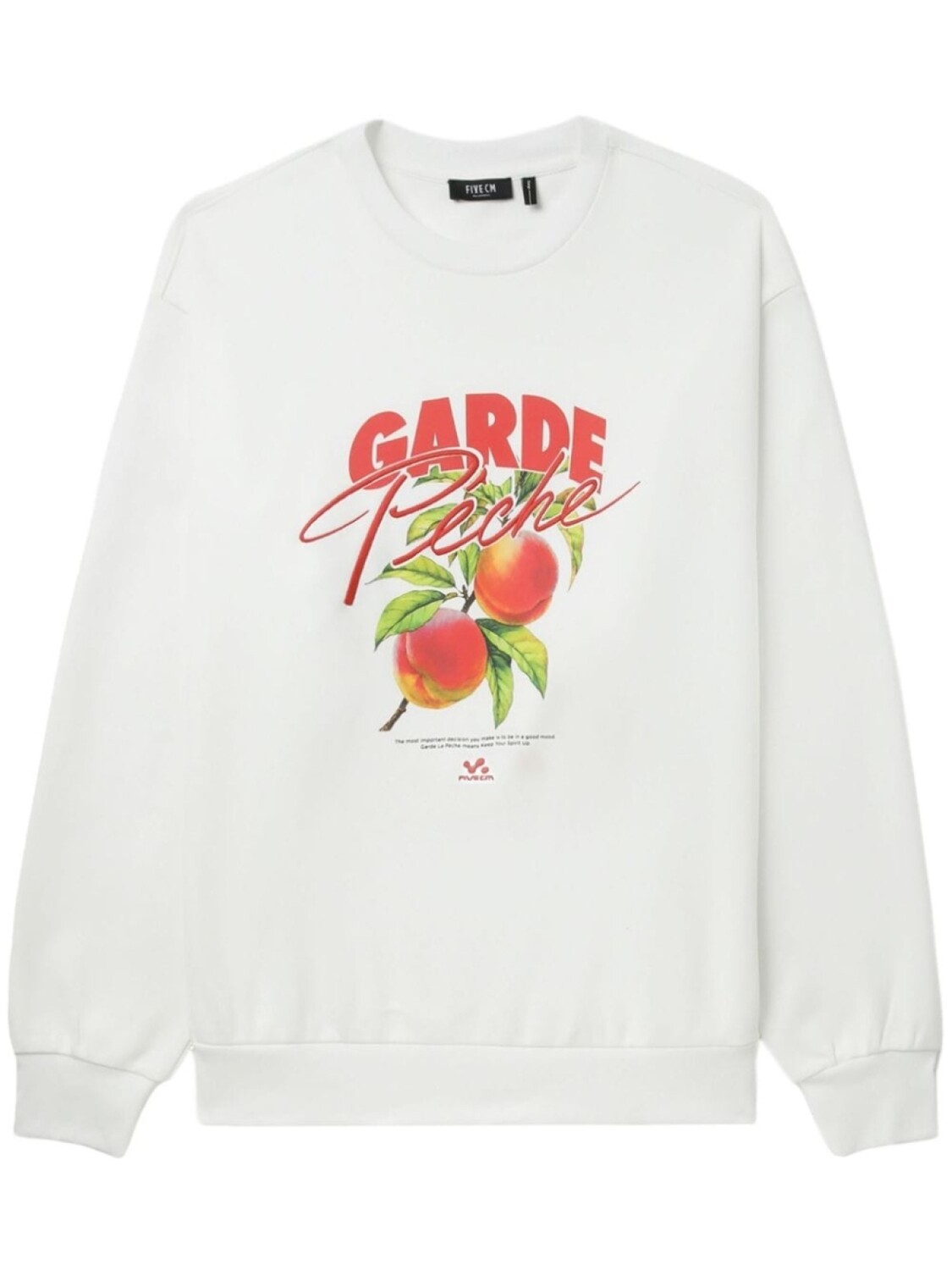

Five Cm толстовка с принтом Garde Peche, белый