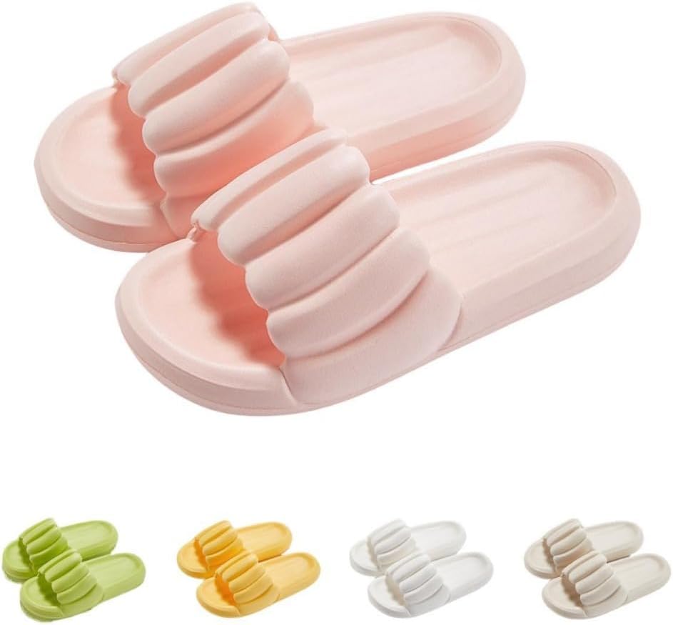 

Шлепанцы для женщин, летние, мягкие, на платформе, нескользящие Albiva, розовый