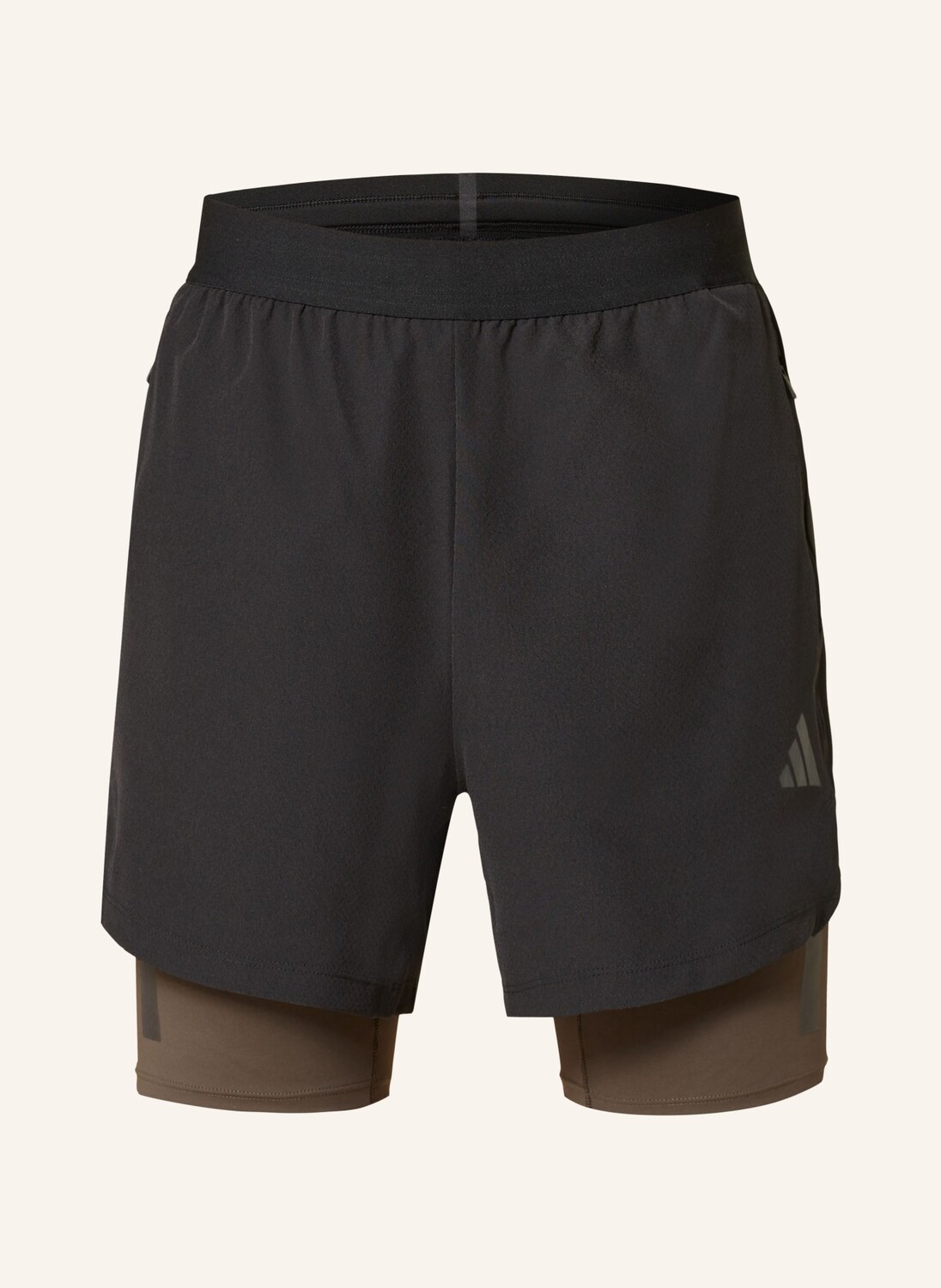

Тренировочные шорты 2-в-1 power adidas, черный