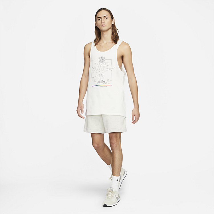 Футболка Nike Sportswear Tank M2Z Wellness Pure Asia Sizing 'White' DH4861-901 — фото 3
