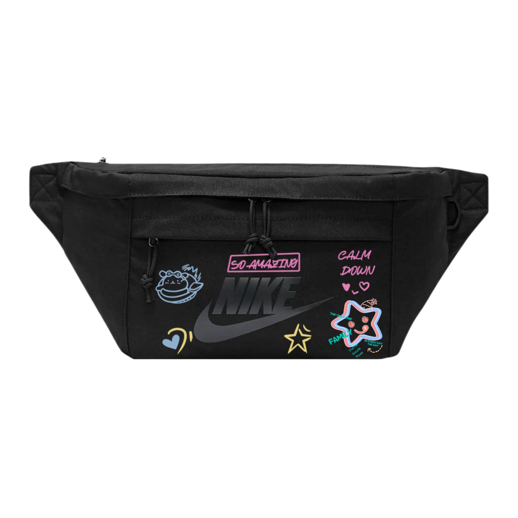 

Nike Тканевая поясная сумка Regular Unisex черная, Stars